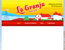 Tablet Screenshot of lagranjapaisa.com